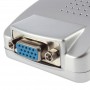 Convertor VGA la TV RCA + SVIDEO - Convertor VGA la Semnal Video RCA + S-Video cu alimentare USB pentru Laptop /  PC